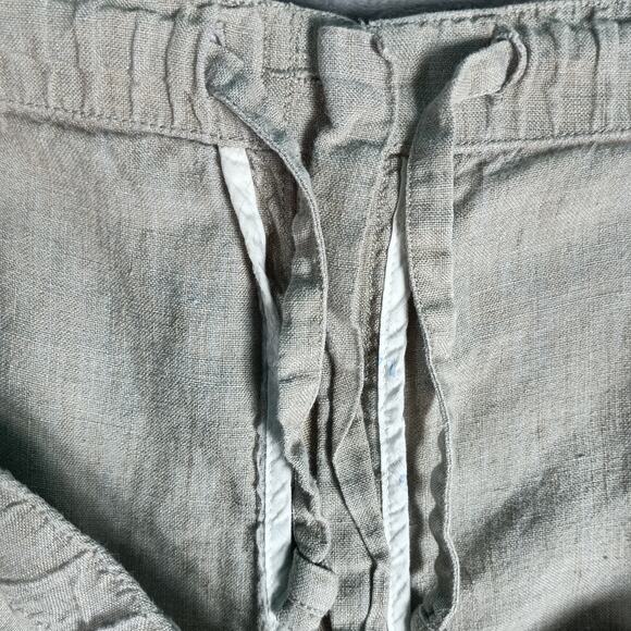 Tommy Bahama Linen Pants Men Size Large Brown Beige Drawstring Relaxed Fit - Picture 11 of 12